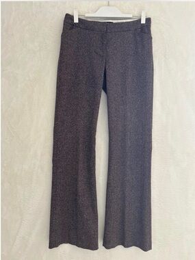 Victoria’s Secret The Christie Fit Black Wool Tweed Pants Sz 4